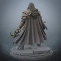Bloodbound Realms – Human – Shadowbound Demon Hunter (Mô hình STL in 3D Dark Fantasy) - Thumbnail 3