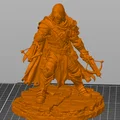 Bloodbound Realms – Human – Shadowbound Demon Hunter (Mô hình STL in 3D Dark Fantasy) - Thumbnail 5