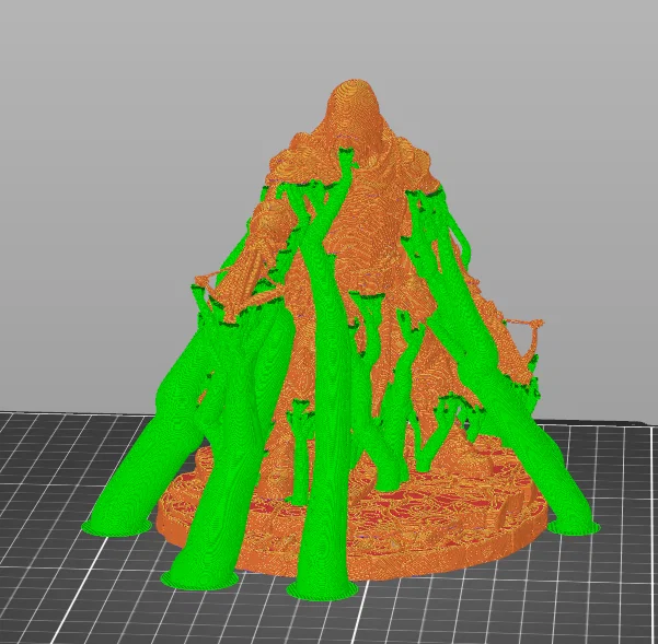 Bloodbound Realms – Human – Shadowbound Demon Hunter (Mô hình STL in 3D Dark Fantasy) - Image 6