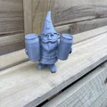 Mô hình chú lùn ôm lon bia - Beer Can Gnome - Thumbnail 1