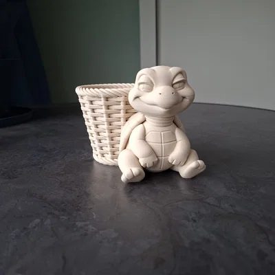 Chậu cây rùa nhỏ thư giãn - Chill Turtle Planter Buddy