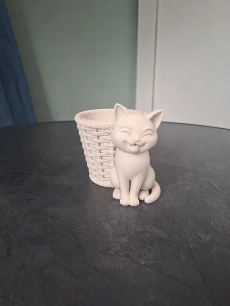 Chậu Cây Hình Chú Mèo Cười Vui Vẻ - Image 3