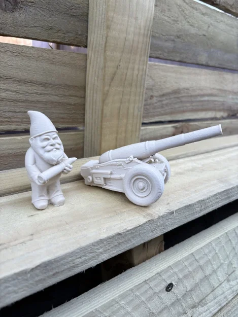 Mô hình chú lùn pháo binh Artillery Gnome - Image 1