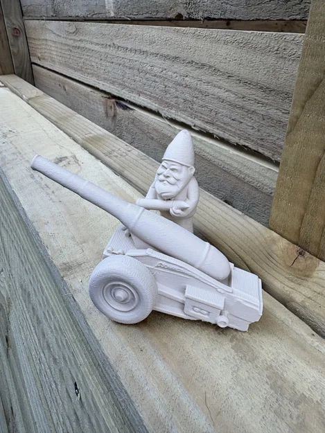 Mô hình chú lùn pháo binh Artillery Gnome - Image 3