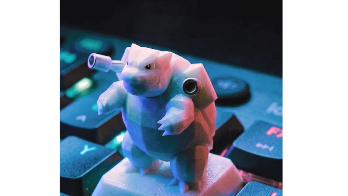 Keycap Pokemon Blastoise 3D cực chất cho bàn phím Logitech MX Keys - Image 1