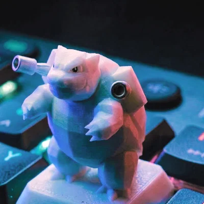 Keycap Pokemon Blastoise 3D cực chất cho bàn phím Logitech MX Keys