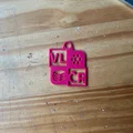 Móc khóa thiết kế VLČR - Phụ kiện in 3D nhỏ gọn, ý nghĩa - Thumbnail 3