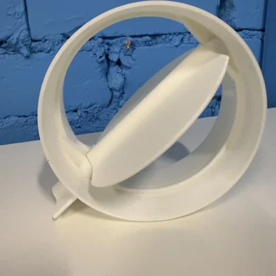 Van điều tiết ống thông gió 125mm in 3D tự lắp ráp