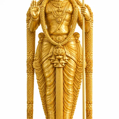 Mô hình 3D tượng thần Muthumalai Murugan