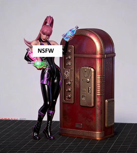 Mô hình Fantasy Waitress NSFW - Tượng nữ phục vụ viễn tưởng in 3D - Image 1