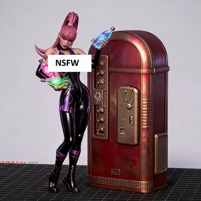 Mô hình Fantasy Waitress NSFW - Tượng nữ phục vụ viễn tưởng in 3D