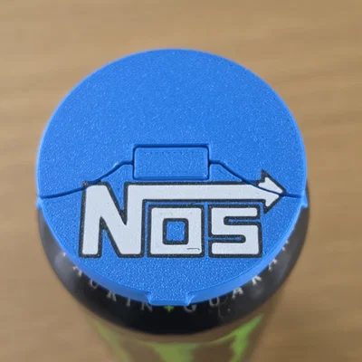Nắp đậy lon nước NOS Energy 330ml / 500ml - Phiên bản 2