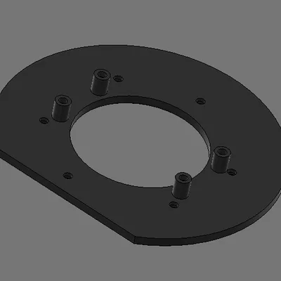 Đế lót máy phay Bosch GOF 20-12 (Base Plate) - File in 3D