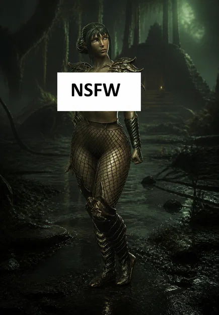 Mô hình Nữ hoàng Thằn lằn Fantasy (Lizzard Queen) chất lượng cao - Image 1