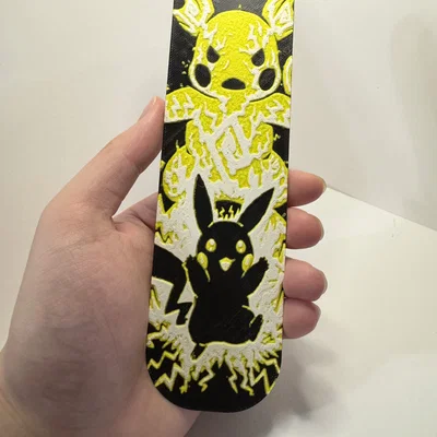 Pikachu BookMark HueForge - Mẫu kẹp sách siêu đáng yêu