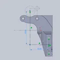 Ngàm gắn CR-Touch / BL-Touch cao cấp cho máy in 3D Biqu B1 - Thumbnail 2