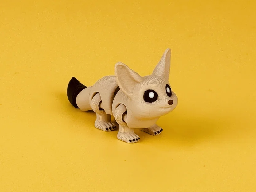 Cáo Fennec Sa Mạc - Mô hình Flexi cử động linh hoạt - Image 1