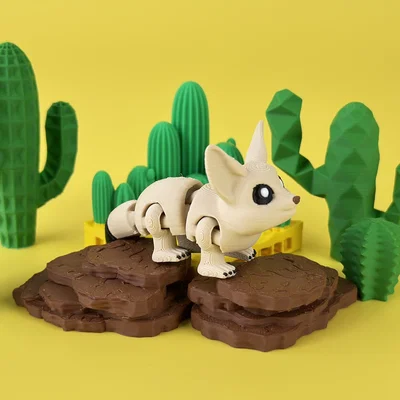Cáo Fennec Sa Mạc - Mô hình Flexi cử động linh hoạt
