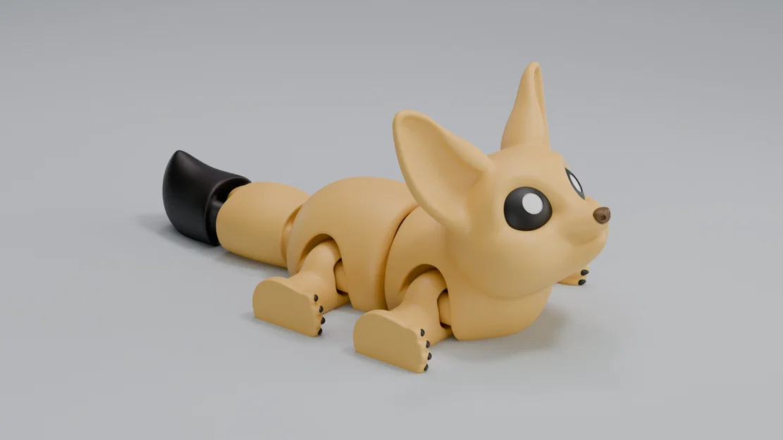 Cáo Fennec Sa Mạc - Mô hình Flexi cử động linh hoạt - Image 4