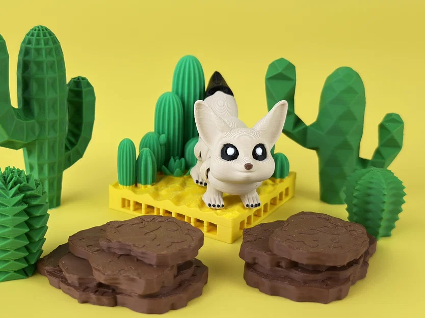 Cáo Fennec Sa Mạc - Mô hình Flexi cử động linh hoạt - Image 6