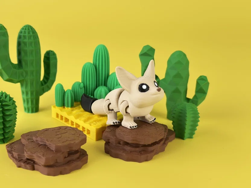 Cáo Fennec Sa Mạc - Mô hình Flexi cử động linh hoạt - Image 8