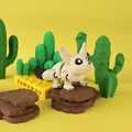 Cáo Fennec Sa Mạc - Mô hình Flexi cử động linh hoạt - Thumbnail 8