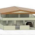 Mô hình nhà ở kiến trúc hiện đại GT64 (3D Printing Model) - Thumbnail 1