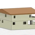 Mô hình nhà ở kiến trúc hiện đại GT64 (3D Printing Model) - Thumbnail 3