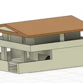Mô hình nhà ở kiến trúc hiện đại GT64 (3D Printing Model) - Thumbnail 4