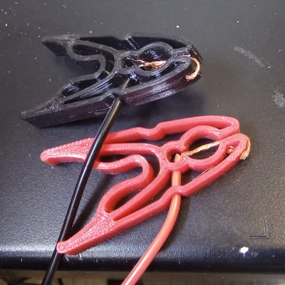 Kẹp cá sấu tự in (Alligator clips)