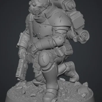 Mô hình Tabletop Combat Medic 2