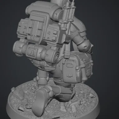 Mô hình Tabletop Combat Medic 2