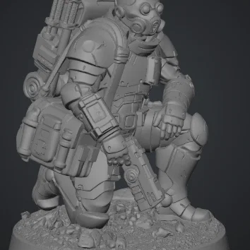 Mô hình Tabletop Combat Medic 2