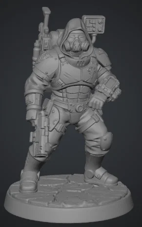 Tabletop Combat Medic 3 - Mô hình chiến binh cứu thương tương lai - Image 1