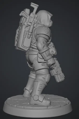 Tabletop Combat Medic 3 - Mô hình chiến binh cứu thương tương lai - Image 2