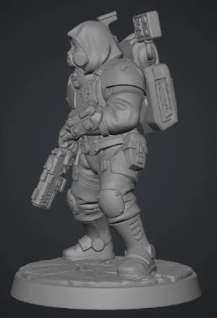 Tabletop Combat Medic 3 - Mô hình chiến binh cứu thương tương lai - Image 3