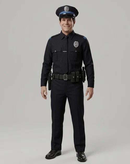 Mô hình 3D Cary Mahoney trong phim Police Academy (Steve Guttenberg) - Image 1