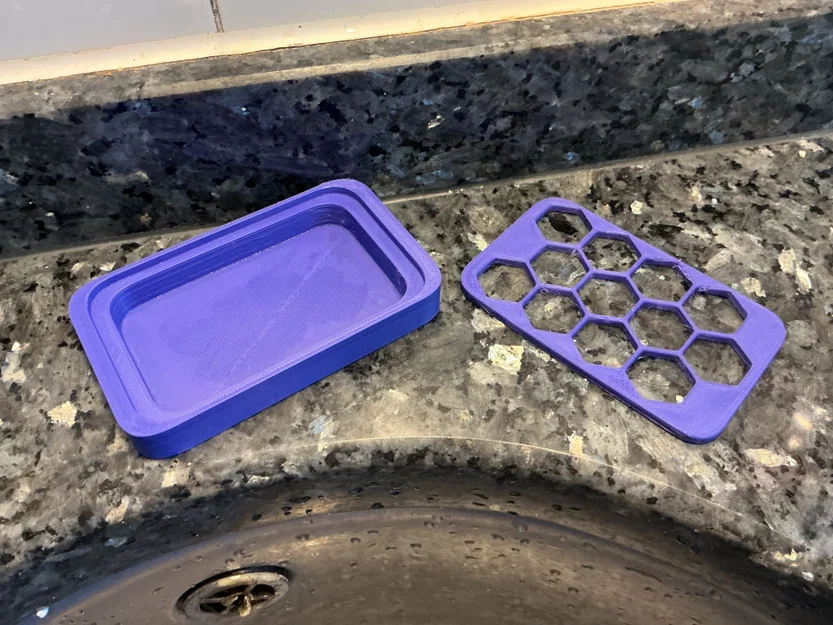 Khay Đựng Miếng Rửa Chén Tối Giản In 3D (Minimalist Sponge Tray) - Image 2