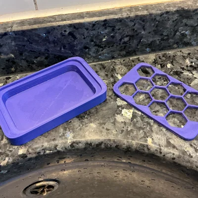 Khay Đựng Miếng Rửa Chén Tối Giản In 3D (Minimalist Sponge Tray)