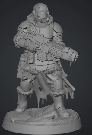 Tabletop Cold Trooper - Chiến Binh Lạnh Lẽo Cho Bàn Cờ - Image 1