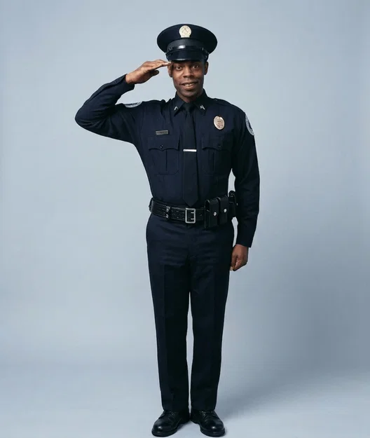 Mô hình 3D Larvell Jones (Michael Winslow) - Police Academy 1984 - Image 1