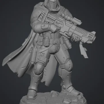Tabletop Scout Trooper 1 - Chiến binh trinh sát tương lai