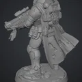 Tabletop Scout Trooper 1 - Chiến binh trinh sát tương lai - Thumbnail 3