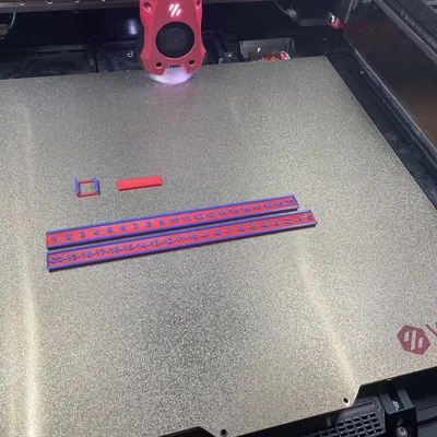 Thước số học in 3D (-20 đến 20) hỗ trợ học tập cho bé