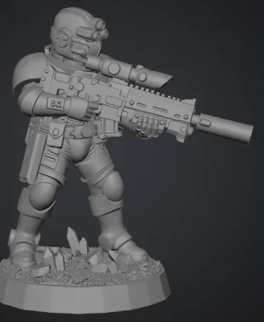 Mô hình Tabletop Scout Sniper - Image 1