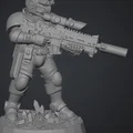 Mô hình Tabletop Scout Sniper - Thumbnail 1