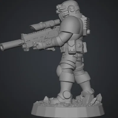 Mô hình Tabletop Scout Sniper