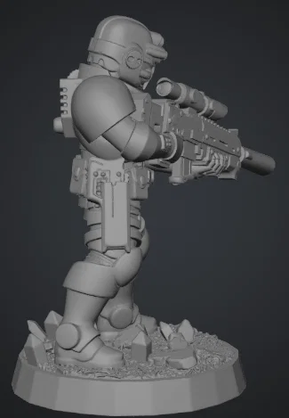 Mô hình Tabletop Scout Sniper - Image 3