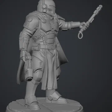 Tabletop Holy Lord - Mô Hình Chiến Binh Viễn Tưởng