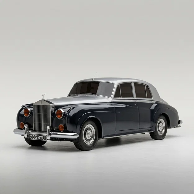 Mô hình in 3D xe hơi cổ Rolls-Royce Silver Cloud II Saloon 1960 - Image 1